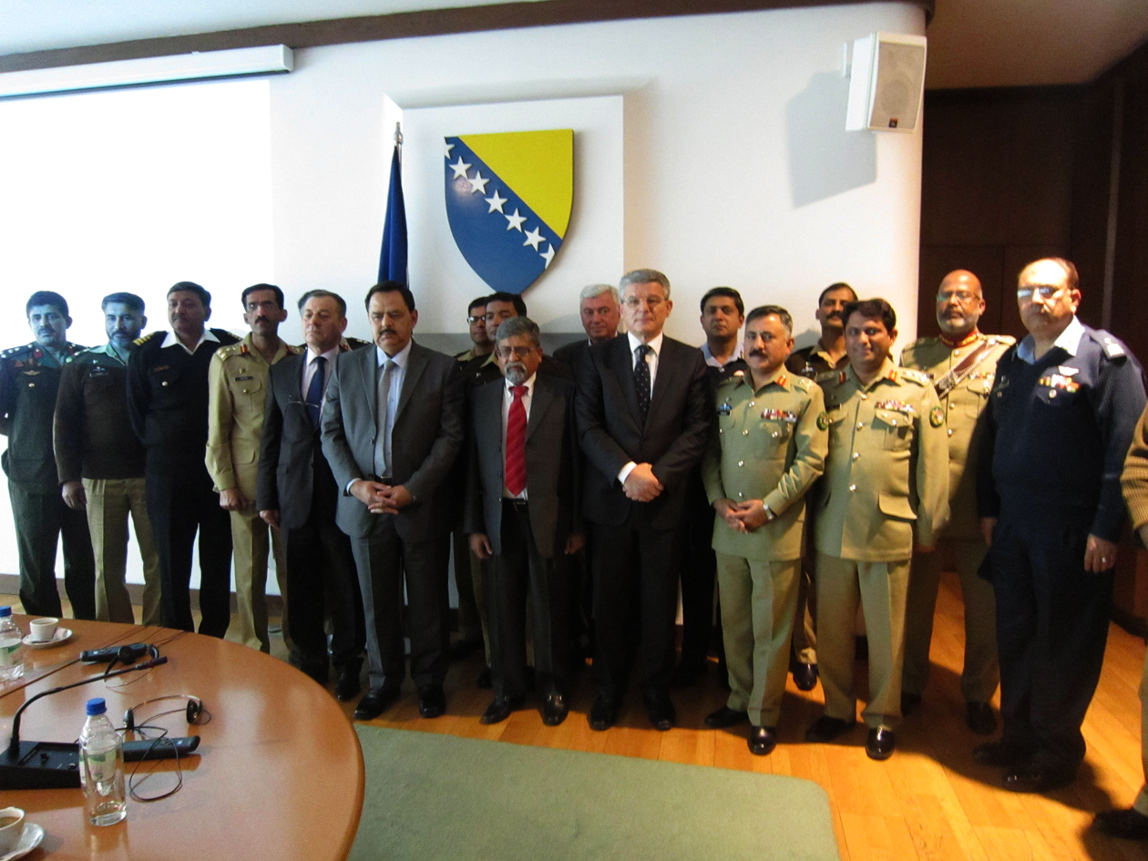 Delegacija Univerziteta za nacionalnu odbranu Pakistana boravila u radnoj posjeti PS BiH